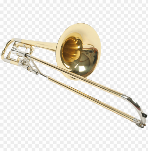 trombone Transparent Background PNG Isolated Item