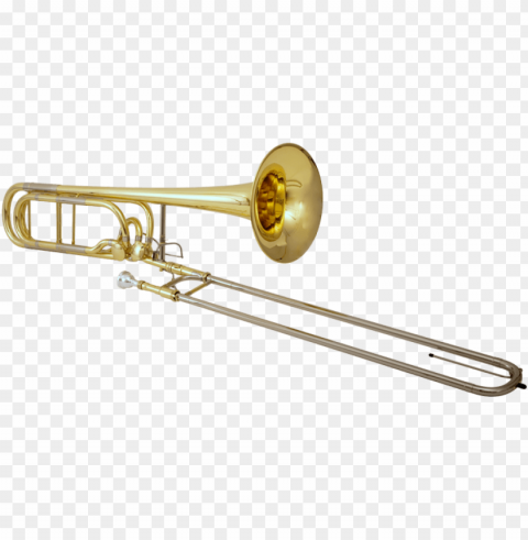 trombone Transparent background PNG stock
