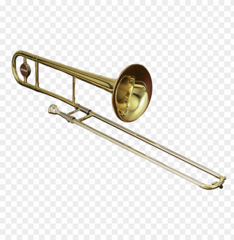 trombone Transparent PNG Graphic with Isolated Object