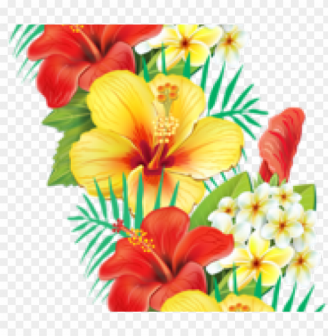 tropical clipart exotic flower - hawaiian tropical flower Isolated Subject on HighResolution Transparent PNG
