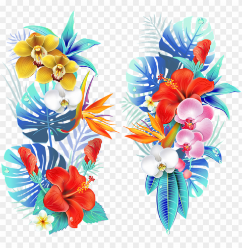 tropical medellin flowers fair of flowers field - fleurs des iles dessi Free PNG images with alpha channel compilation PNG transparent with Clear Background ID 86d30830