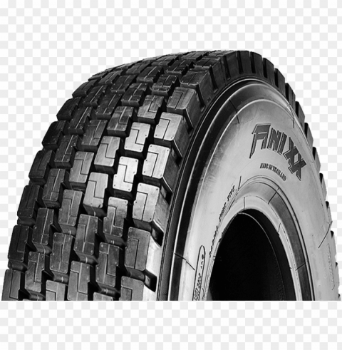 truck & bus radial tyre - tread Isolated Item with Transparent PNG Background