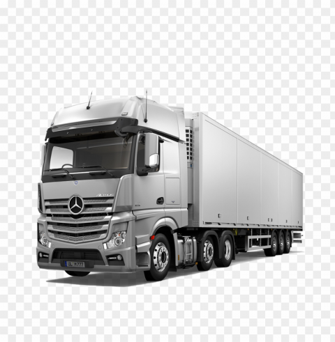 truck freight transport mercedes Isolated Item with Clear Background PNG
