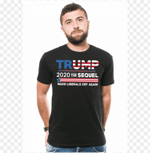 trump 2020 sequel t-shirt donald trump maga design - tee shirt anti vega Isolated Subject on HighQuality Transparent PNG