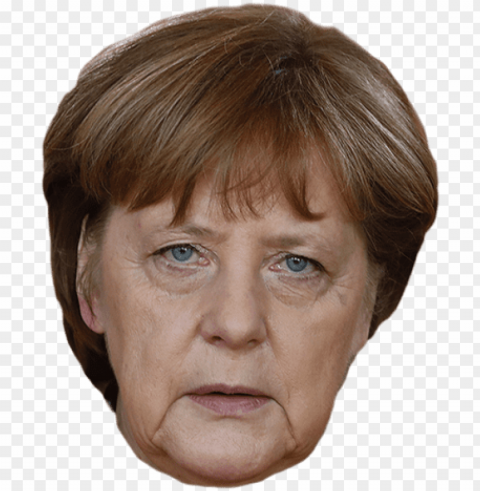 trump is oblivious to shaking german chancellor angela - angela merkel face Isolated Icon in HighQuality Transparent PNG