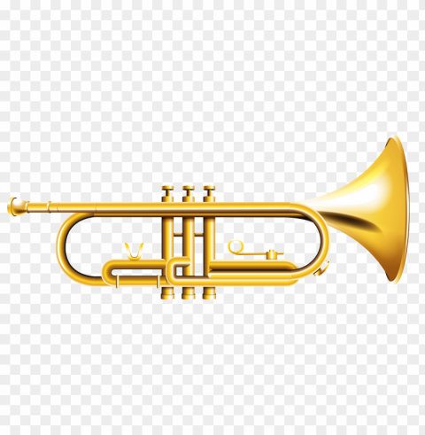 trumpet PNG Image with Transparent Background Isolation