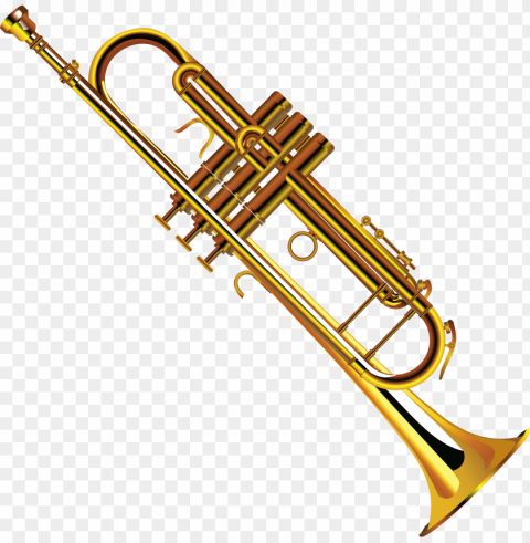 trumpet PNG images with alpha transparency layer