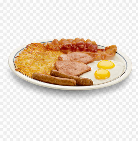 try a little of everything with the - eggs bacon sausage toast hash brow PNG images for banners