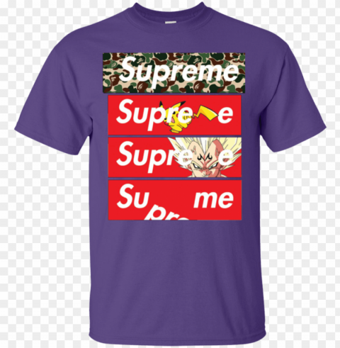 tt0090 supreme vegeta men's t-shirt - supreme Isolated Illustration in Transparent PNG