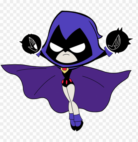 ttg raven - raven jovenes titanes en accio Transparent PNG Graphic with Isolated Object