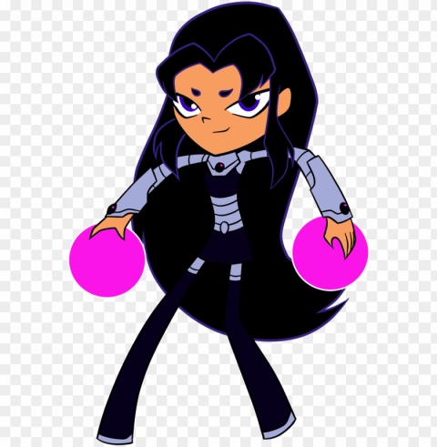 ttg style blackfire - teen titans go blackfire Isolated Character with Transparent Background PNG