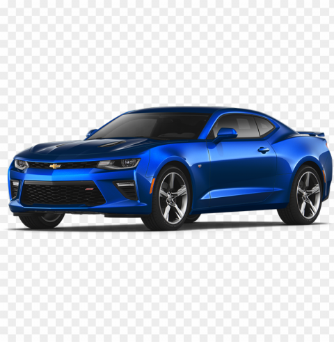 tu auto deportivo azul electrico - chevrolet camaro negro 2018 Transparent Background PNG Isolated Graphic
