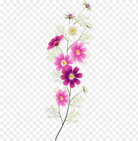 tubes fleurs thread painting painting flowers one - paint flowers tubes PNG images with high-quality resolution