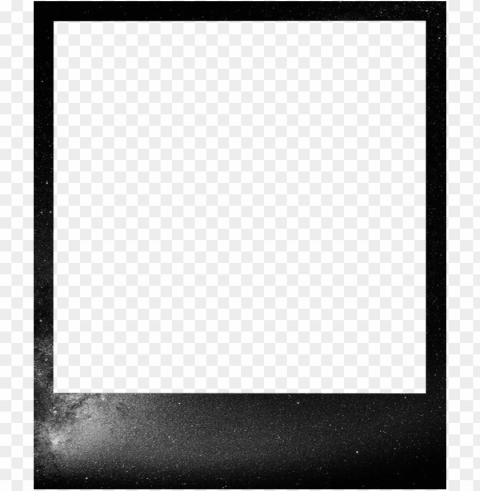 tumblr 1280 polaroid template - monochrome Isolated Artwork in HighResolution Transparent PNG