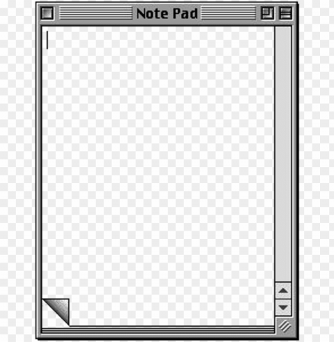  tumblr frame notes windows - notepad PNG transparent images for printing