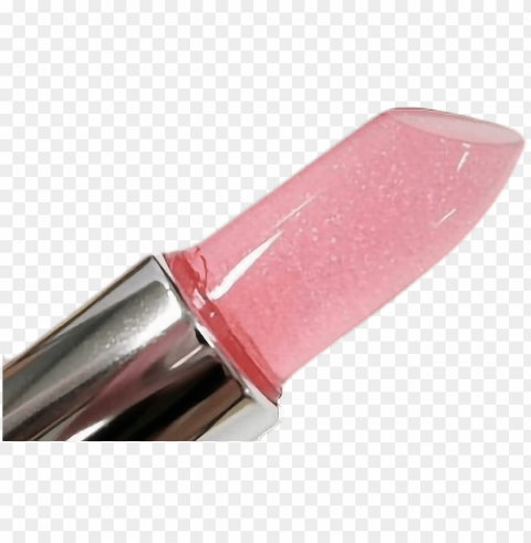 tumblr sticker - pink lip gloss aesthetic Isolated Item on Transparent PNG Format