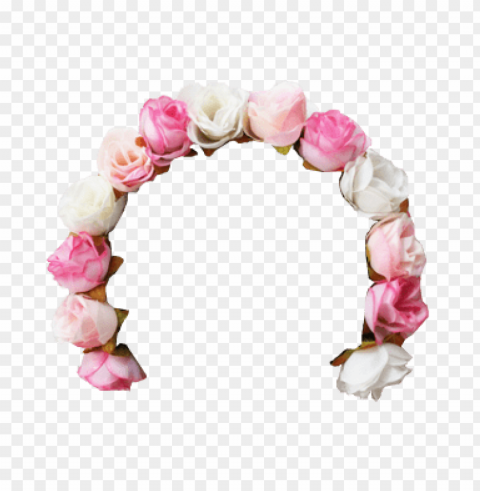 tumblr transparent flower crown PNG Image with Clear Background Isolation