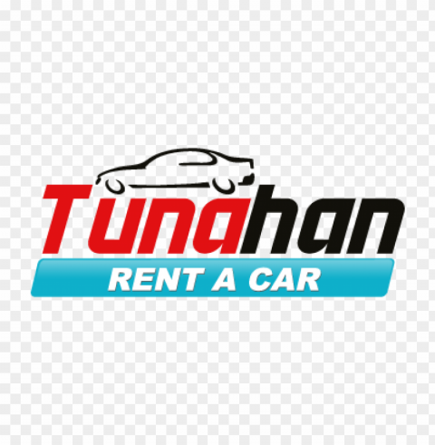 tunahan rent a car vector logo free PNG with Clear Isolation on Transparent Background