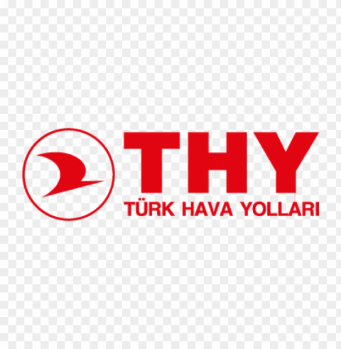 turkish airlines thy vector logo free download PNG Image with Transparent Isolated Graphic