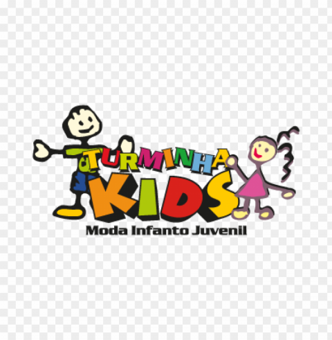 turminha kids vector logo free PNG transparent pictures for editing