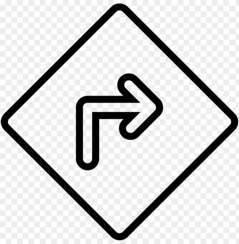 Turn Right White Arrow Comments - Ico Clean Background Isolated PNG Graphic