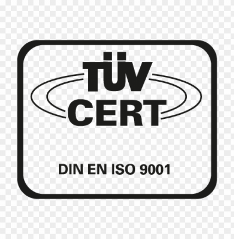 tuv cert vector logo free Transparent PNG Isolated Item