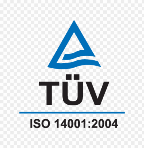 tuv iso 140012004 vector logo download free PNG Isolated Object with Clear Transparency