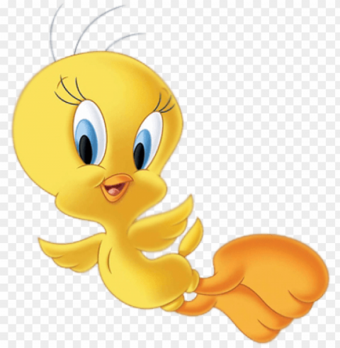 tweety Isolated Object on Transparent PNG