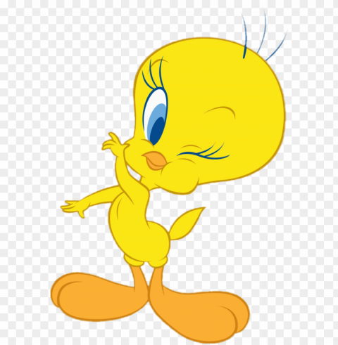 tweety bird Isolated Object on Clear Background PNG
