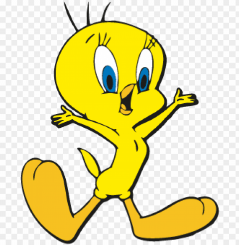 tweety bird happy Isolated Item with Transparent Background PNG