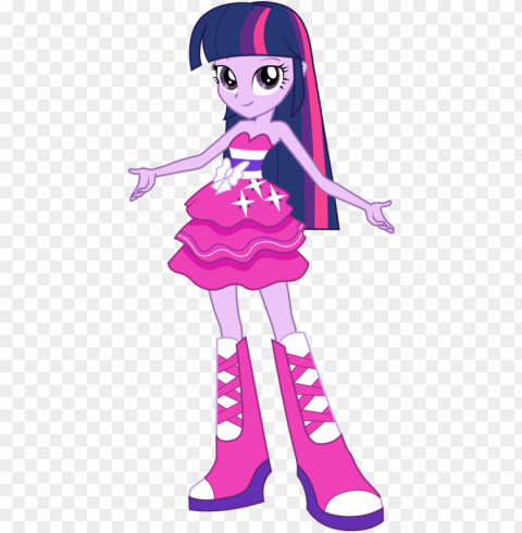 twilight sparkle party dress vector 411192044 - twilight sparkle equestria girls dress Clean Background Isolated PNG Illustration