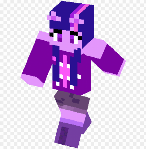 Twilight Sparkle Skin - Minecraft Skins Pony Twilight PNG Graphic With Transparent Background Isolation