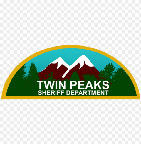 twin peaks - twin peaks sheriff department logo Free PNG download no background