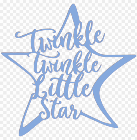 twinkle twinkle little star metal art - svg cut twinkle twinkle little star svg file free Clear Background PNG Isolated Design Element