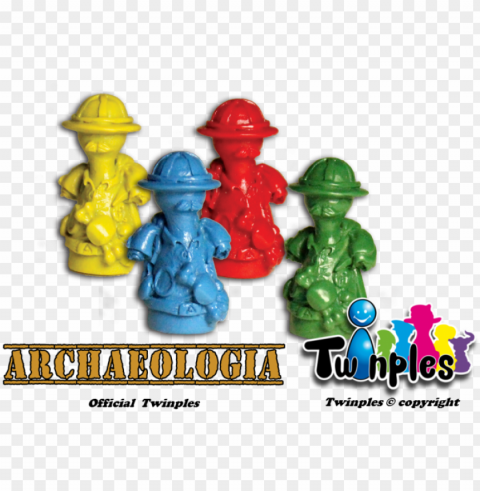 twinple archaeologist - figurine Transparent PNG Isolated Artwork