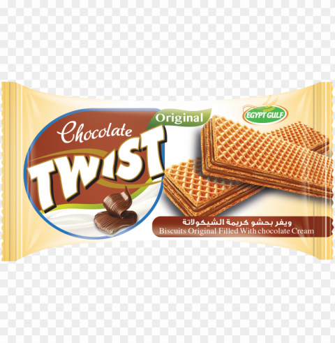 twist wafer biscuit chocolate Free PNG download no background