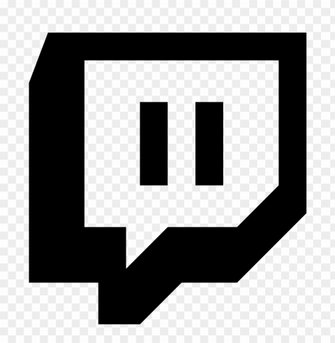 twitch logo no background Transparent PNG Artwork with Isolated Subject