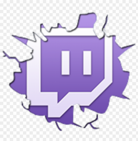 twitch logo photo Transparent Background PNG Isolated Character