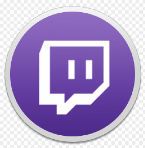 twitch logo Transparent Background Isolated PNG Illustration