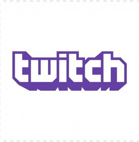 twitch logo vector ClearCut Background Isolated PNG Art