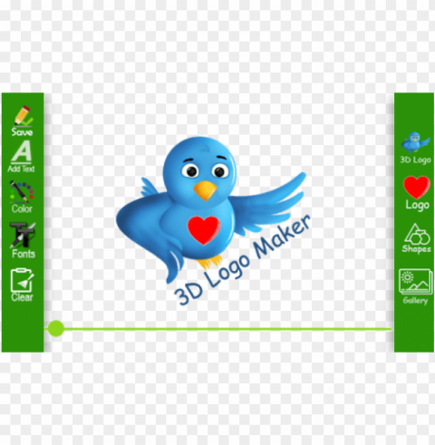 Twitter Bird PNG Graphics With Clear Alpha Channel