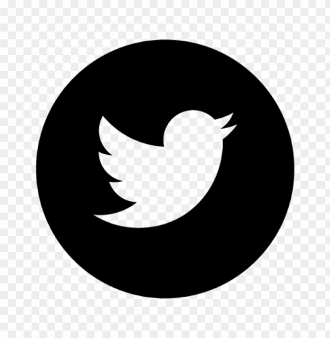 twitter icon circle black vector PNG files with no backdrop pack