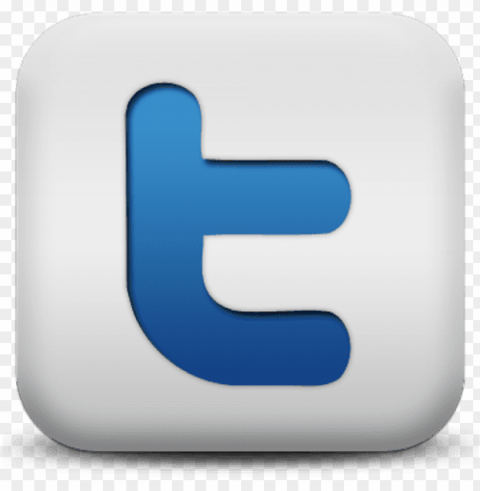 twitter icon - seo matte blue and white square icons PNG transparency images