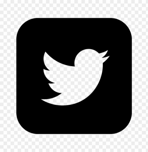 twitter icon vector black and white PNG transparent graphics for download