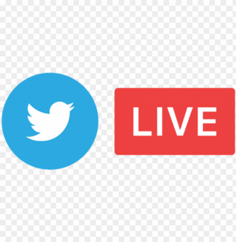 twitter live - twitter live logo Isolated Object with Transparent Background in PNG