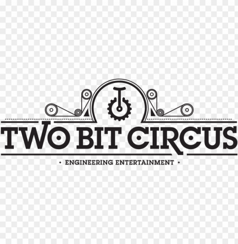 two bit circus logo PNG transparent pictures for editing