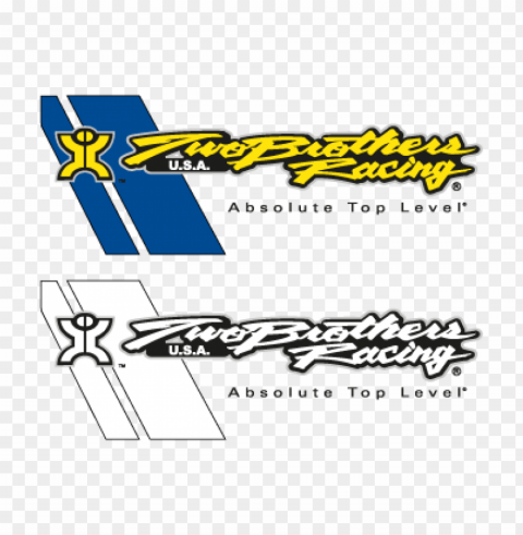 two brothers racing eps vector logo free PNG for business use