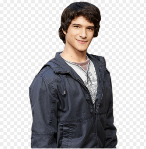 tyler posey - scott mccall play cross HighResolution Isolated PNG Image