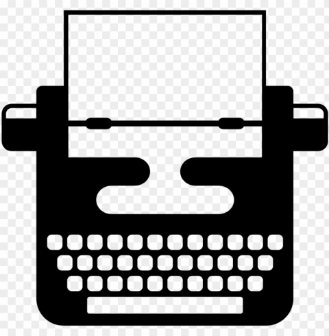 typewriter clipart simple - typewriter vector Isolated Item with HighResolution Transparent PNG