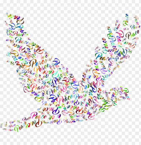 Typography Columbidae Peace Doves As Symbols Computer - Peace Dove No Background PNG Images With Clear Cutout